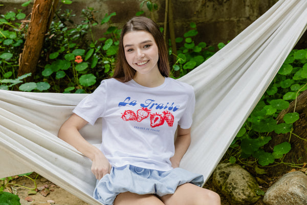 Strawberry Graphic Basic Tee